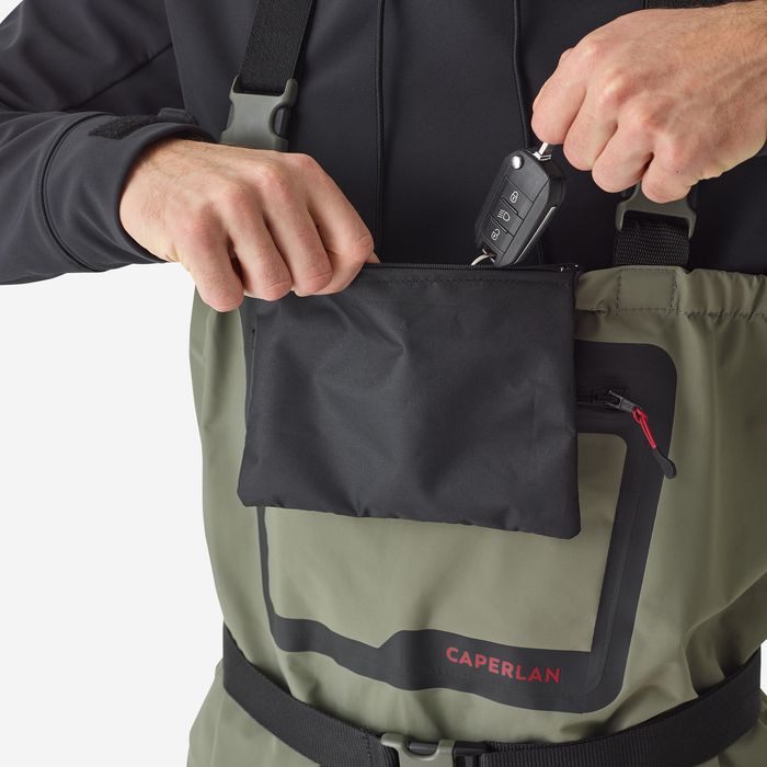 Waders Pvc și respiranți de pescuit 500 - produs resigilat Decathlon