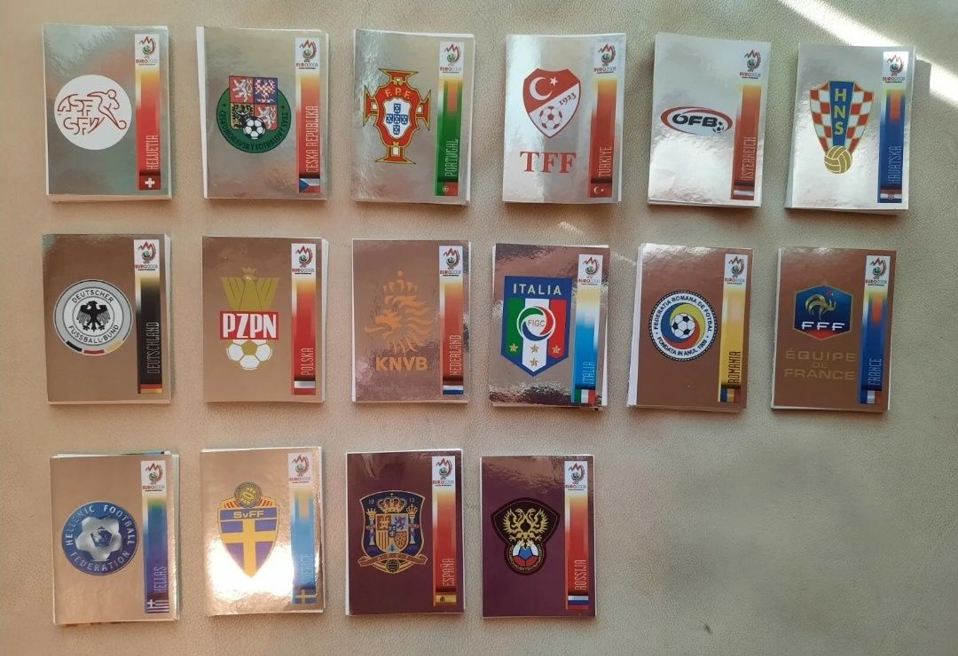 Panini set complet Euro 2008 Elvetia Austria cu album gol