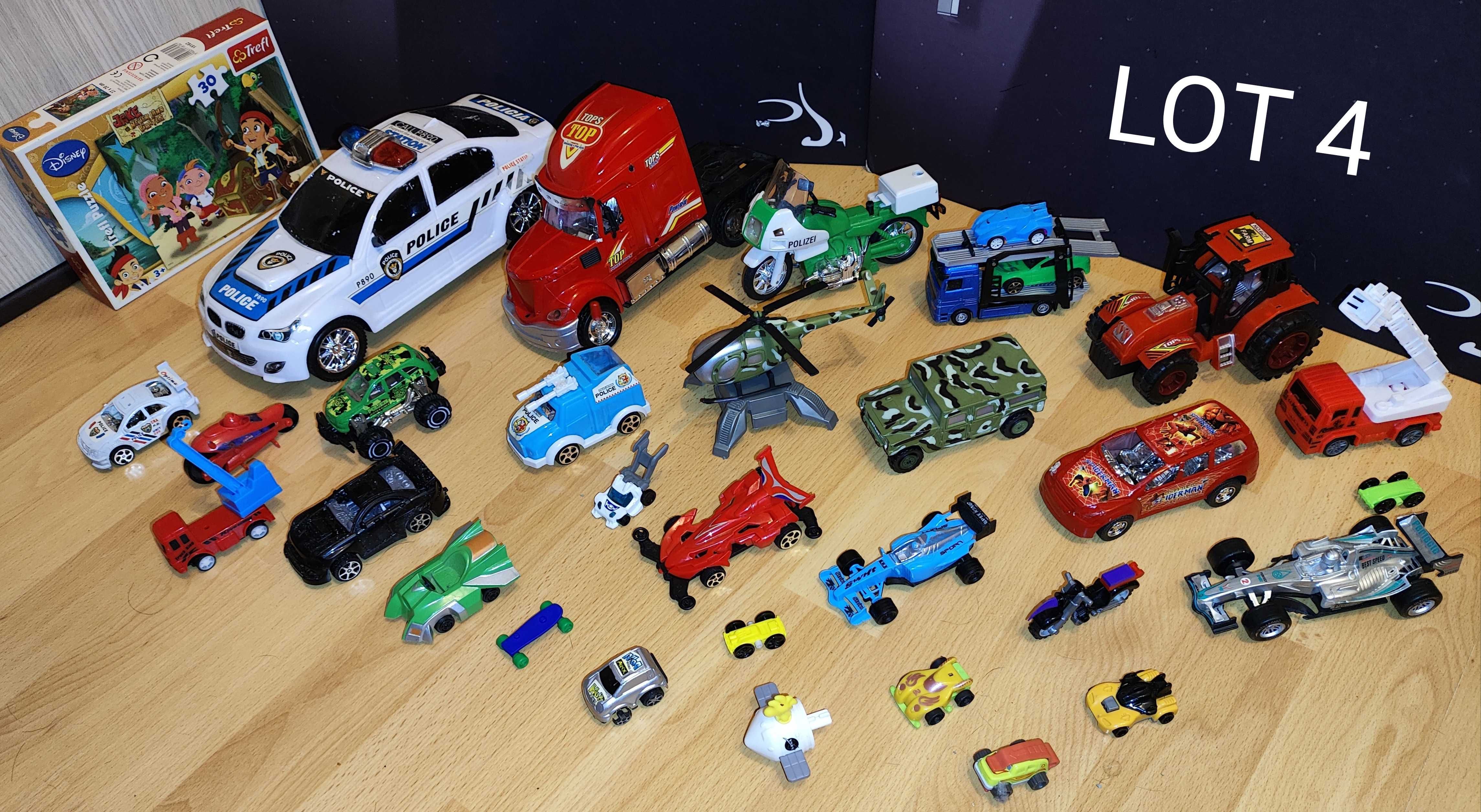 LOT Jucarii Copii: Masina +motor politie masini militare &alte +PUZZLE