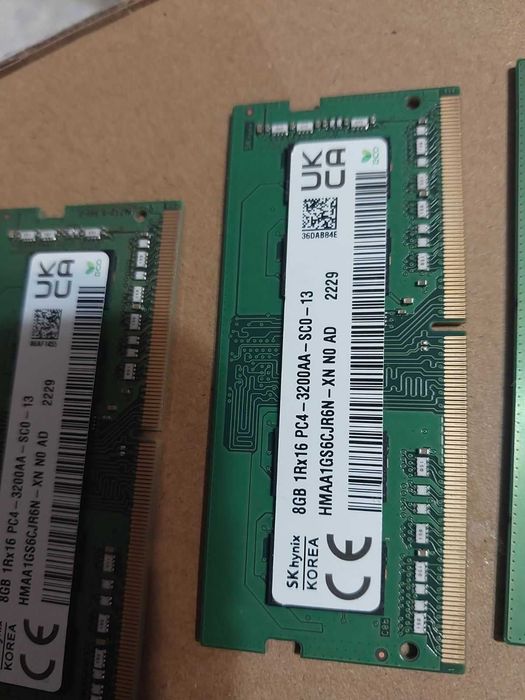 8GB 3200Mhz CL22 - SK Hynix (SO-DIMM - за лаптоп)