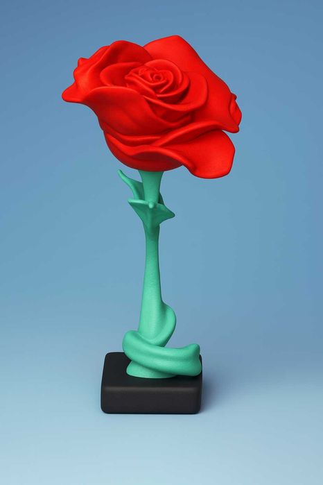 Trandafir Elegant 3D – Decor Artistic Imprimat la Înaltă Calitate