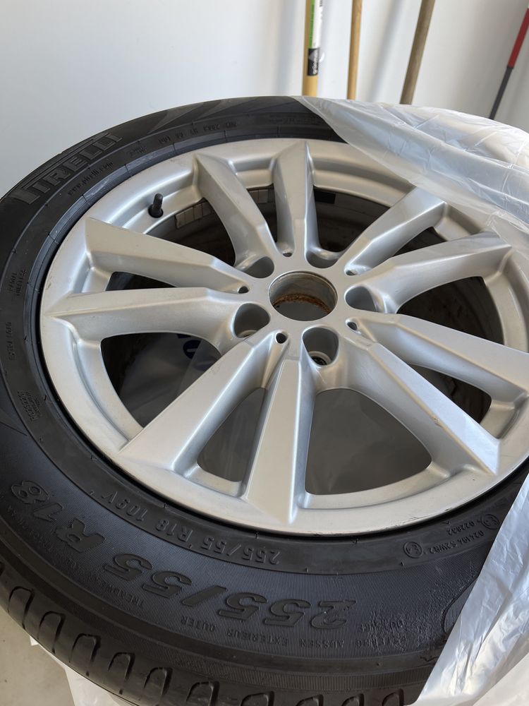 Jante 18 originale Bmw + Anvelope 255/50/18 Pirelli Run flat