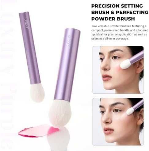 Нов комплект 4 броя Четки за Грим Кабуки Фон дьо тен Контур Пудра лице