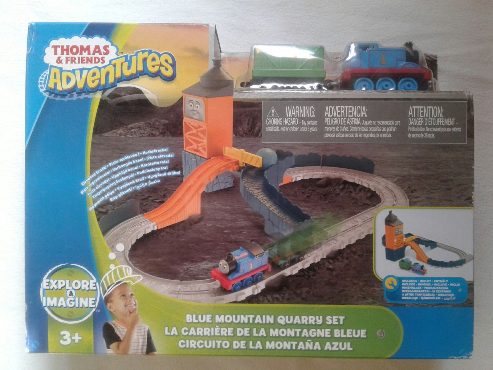 Set Thomas Cariera din Muntele Albastru FisherPrice FJP82 nou, sigilat