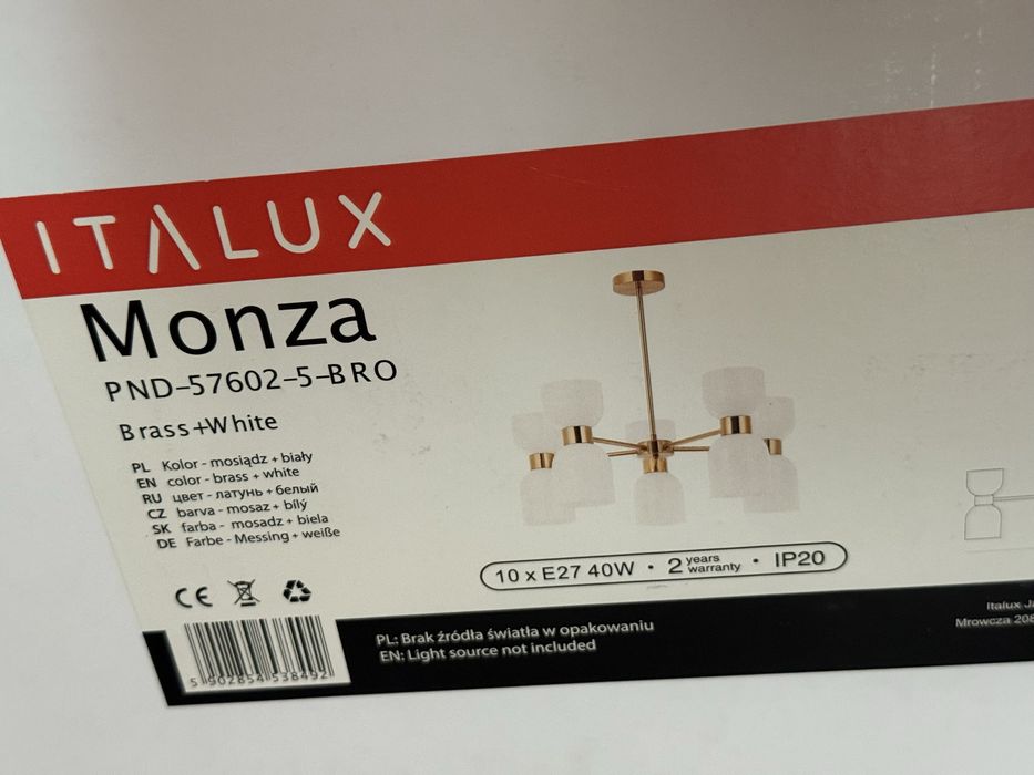 Lustra candelabru Italux Monza