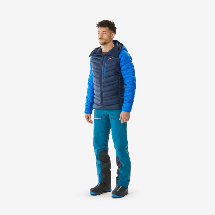 Geacă umplutură din puf Alpinism Albastru - produs resigilat Decathlon