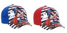 Set din 2 sepci (sapca), noi, cu Mickey Mouse, mar. 52 cm si 54 cm
