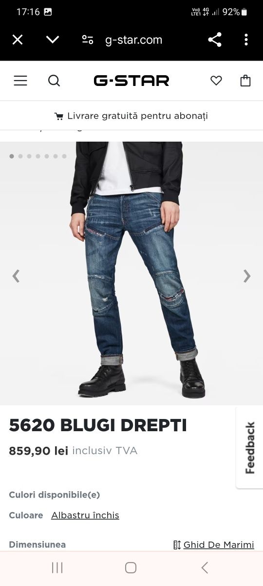 Blugi G STAR originali sunt superbi credeți-mă