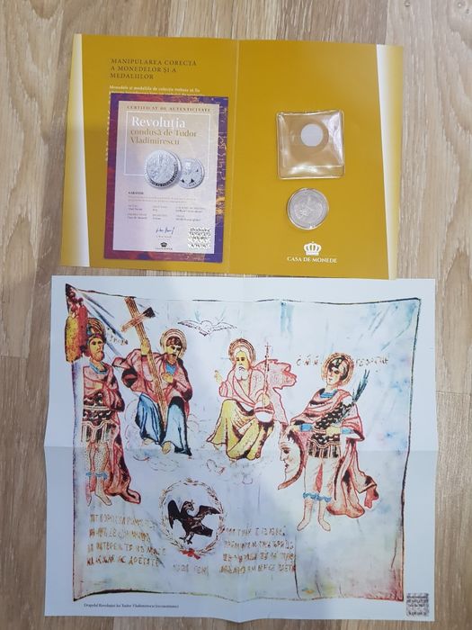 Moneda Tudor Vladimirescu bacnota,arta.