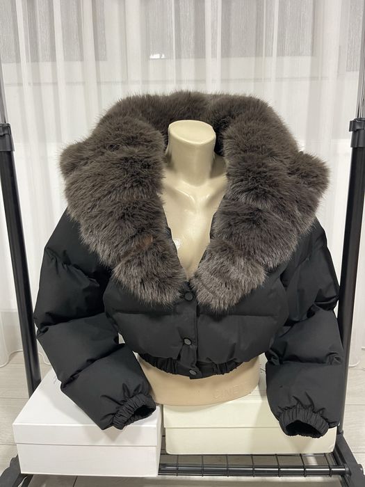 Geaca cu blana detasabila