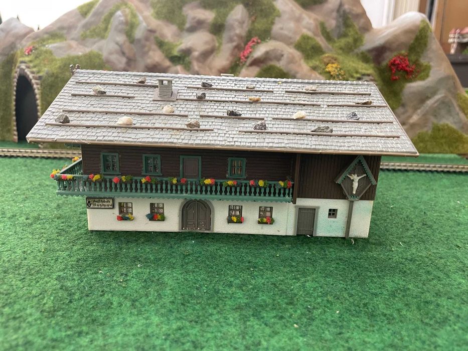 Сгради за макет на влак диорама пост H0 1:87 ЖП моделизъм