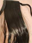 Extensie șaten foarte inchis NOI Coada ponytail (fir foarte aproape de