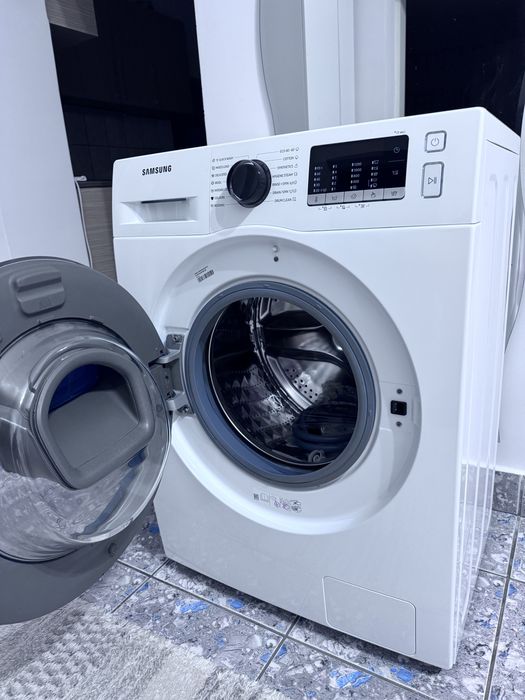 Masina de spalat rufe Samsung 8 kg, Slim, Ecobubble, stare excelenta