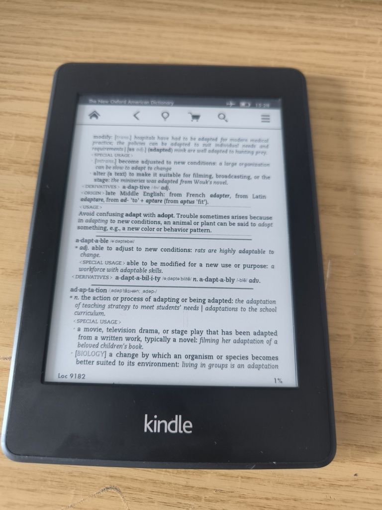 Kindle четец с подсветка