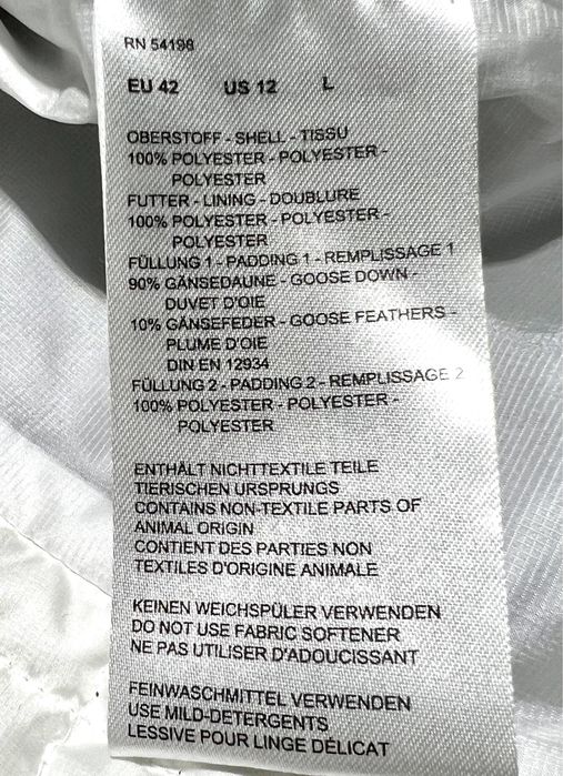 Vestă Bogner damă marimea M/ L 42 puf natural