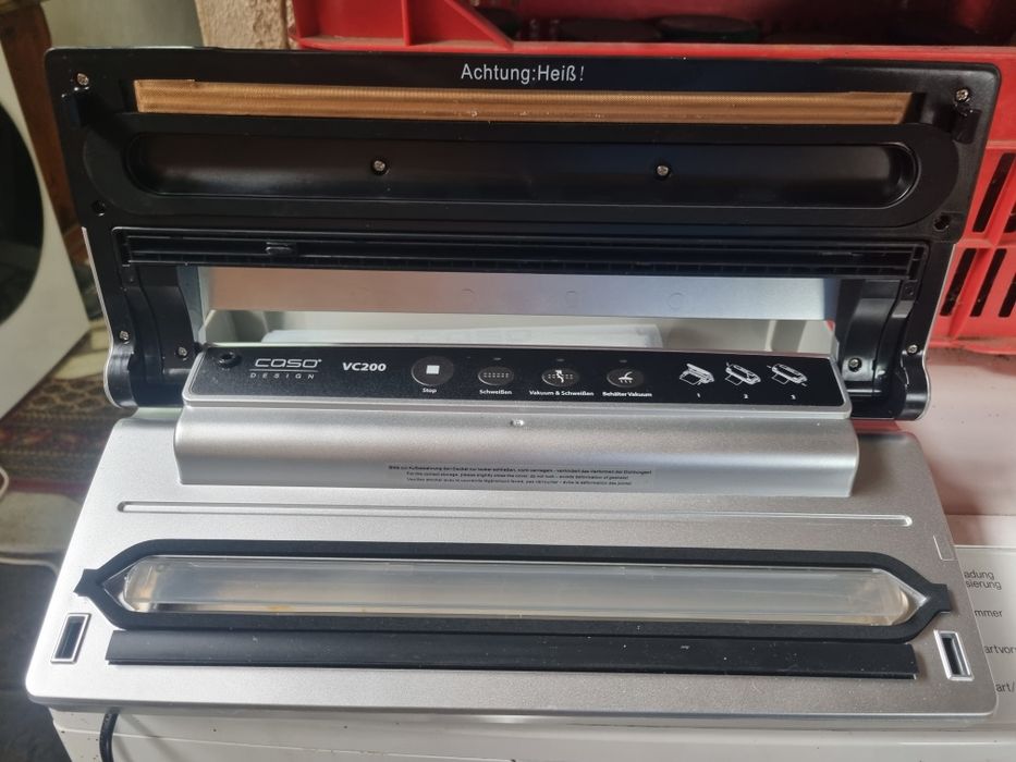 Машина за вакуумиране Caso VC200, 120 W, Инокс