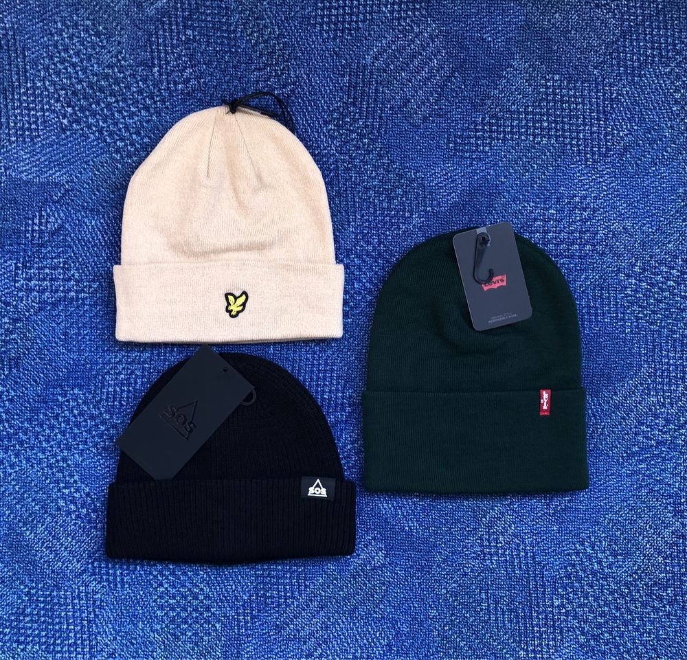 SOS / Lyle & Scott / Levis ОРИГИНАЛНИ зимни шапки