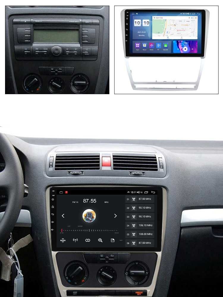 Navigatie Skoda Octavia 2008-2013, Android 13, 10 INCH, 2GB RAM