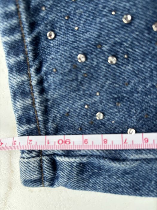 Дамско дънки с камъни