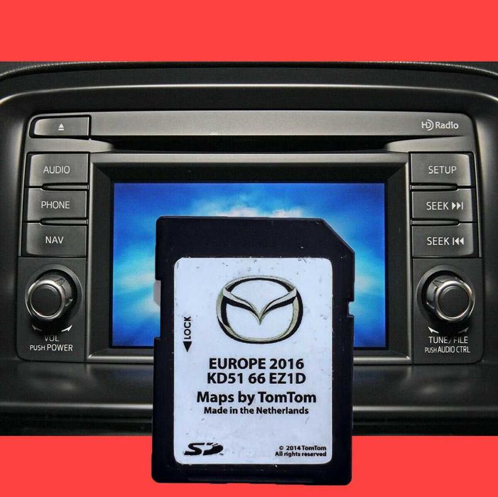 2025г Mazda NB1 Live TomTom Sd Card Навигация Мазда ORIGINAL Europe