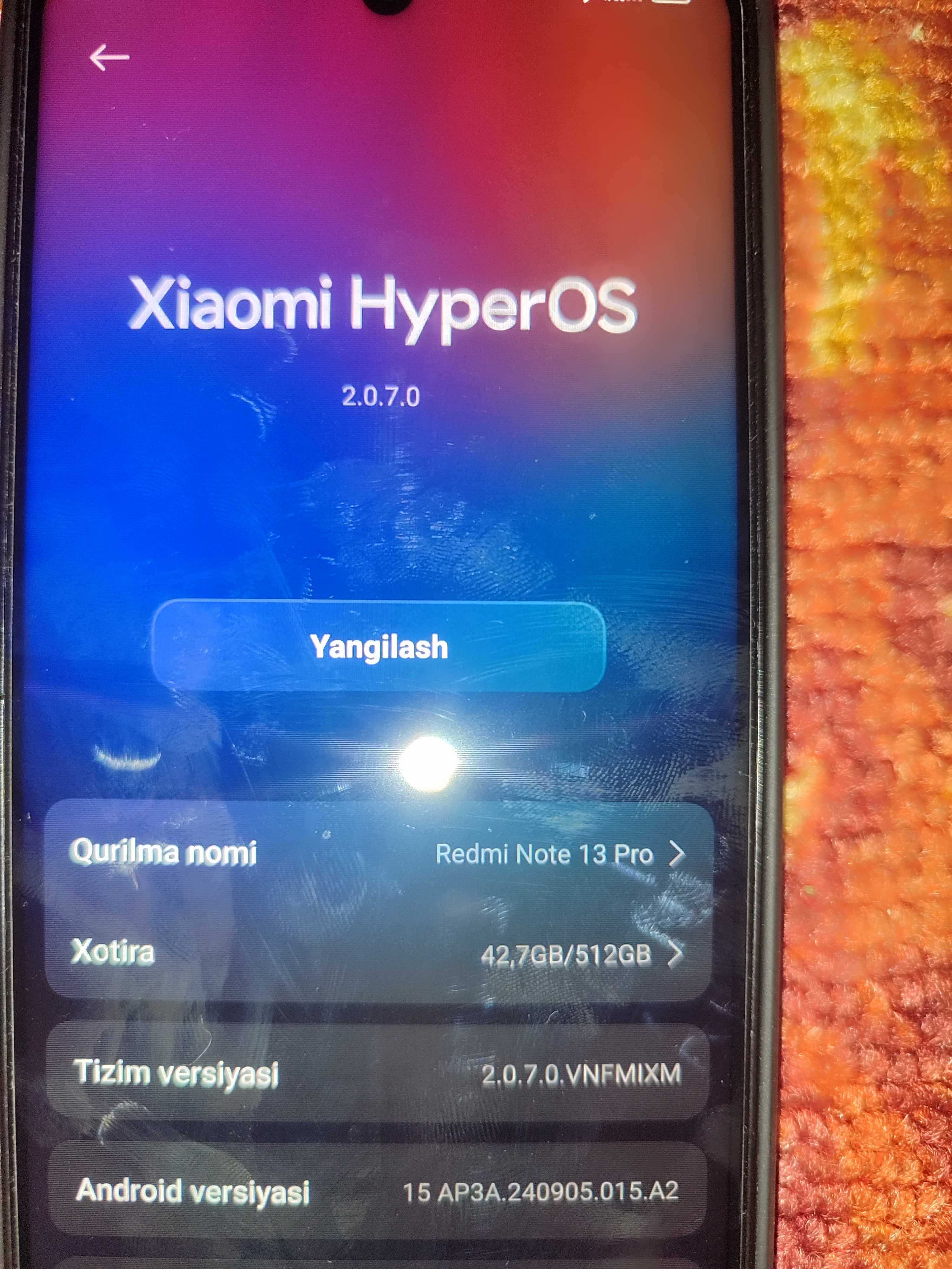 Redmi note 13 pro 12/512