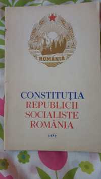 Se vand 2 brosuri " Constituția RSR 1972" și Constituția Romaniei 1991