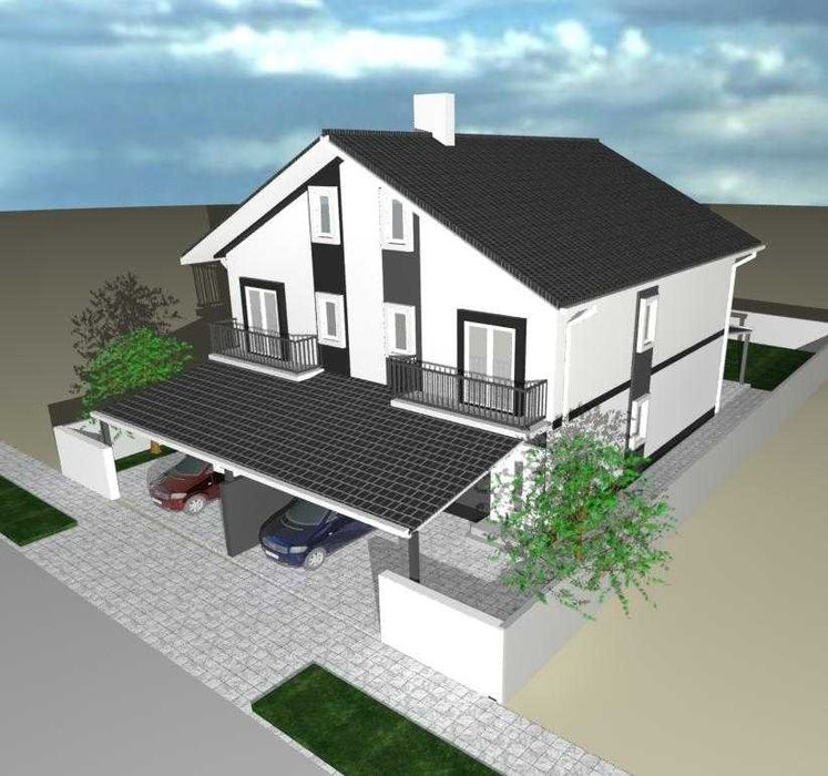 Proprietar vand duplex, construit intre case noi, foarte spatios.