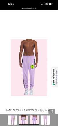 PANTALONI BARROW, Smiley Print, Violet