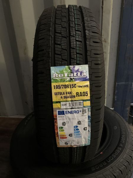 Нови всесезонни бусови гуми ROTALLA VAN 4 SEASON 195/70R15C НОВ DOT