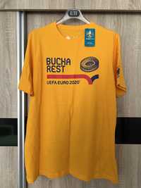Tricou oficial EURO 2020 Bucharest, oras gazda, XL, nou cu eticheta