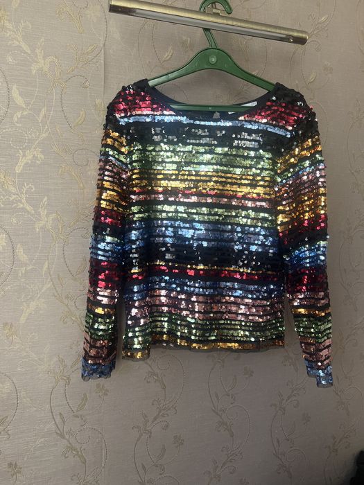 Рубашка с пайетками