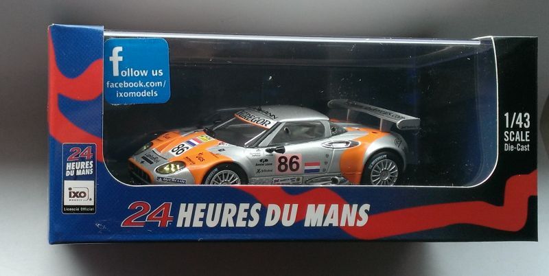 Macheta Spyker C8 Spyder GT2R 24h LeMans 2006 - IXO 1/43