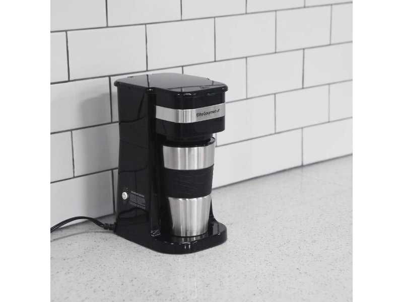 Компактна Кафемашина за Шварц Кафе Elite Gourmet EHC111A, 400мл