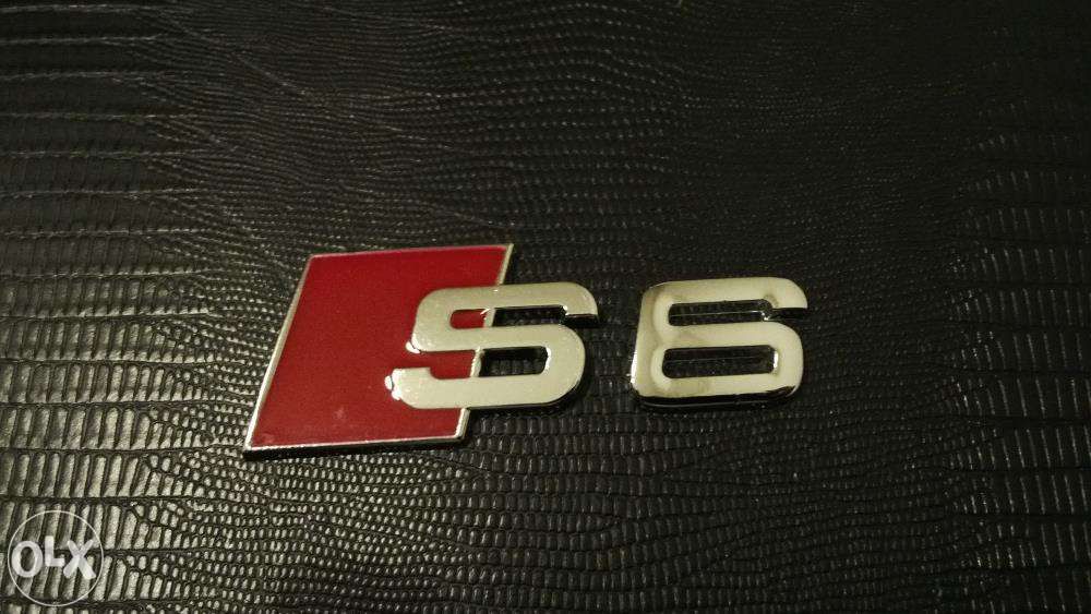 Emblema Audi S6-line spate crom