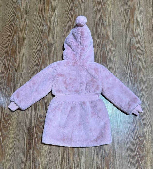 Шуба детская с капюшоном