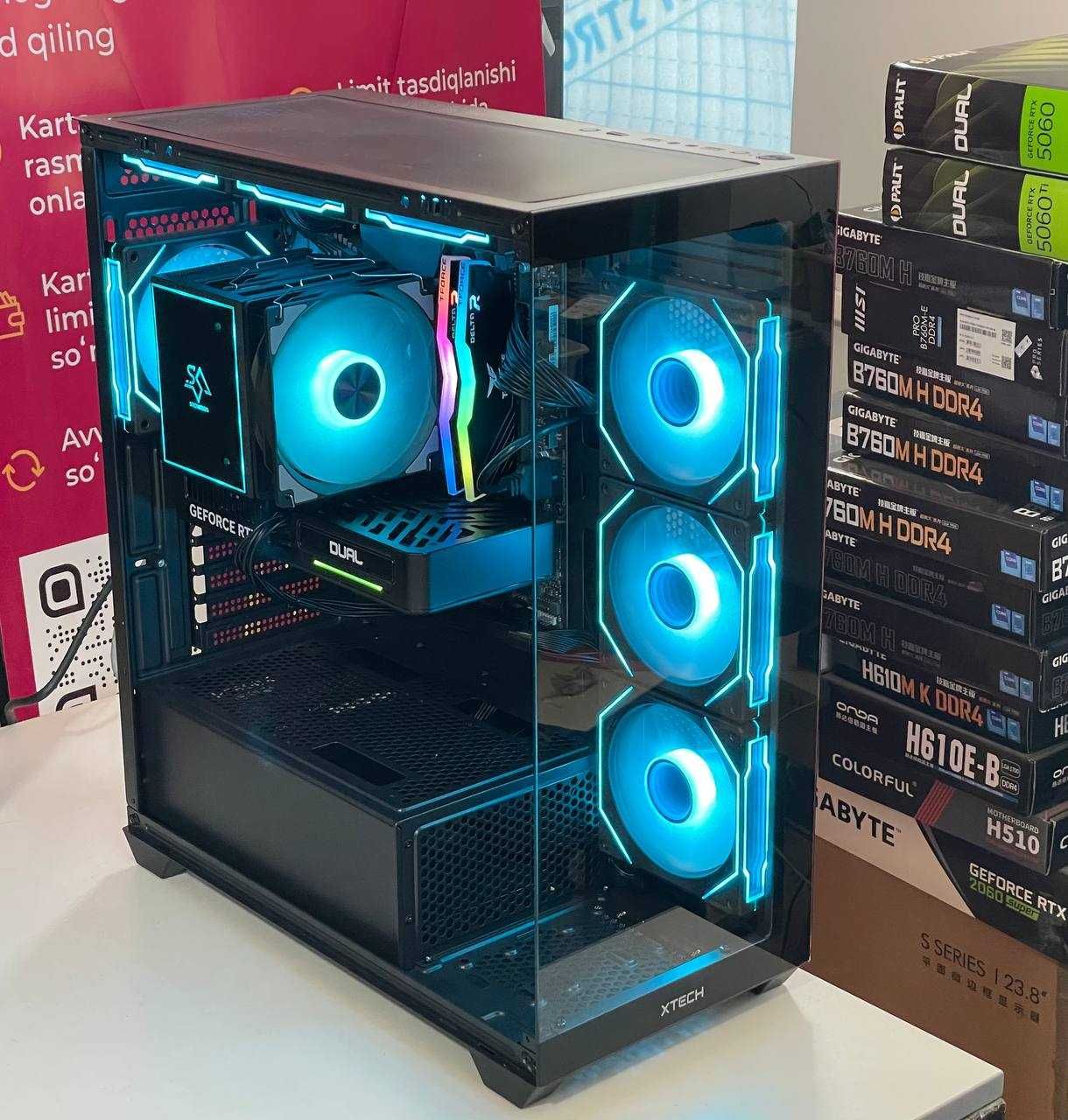 от 1 млн 100 тыс сум рассрочка / Сборка Core i5-13400F + RTX 5060