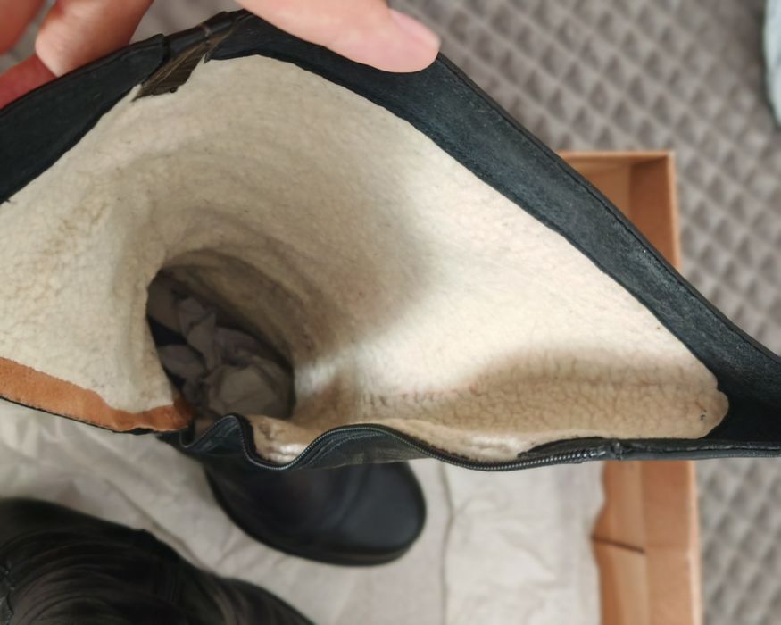 Cizme piele naturala imblanite 38