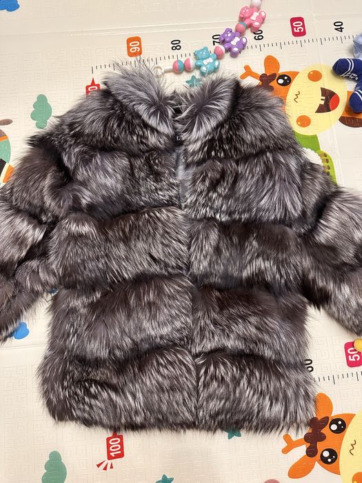 Шуба чернобурка натуралка