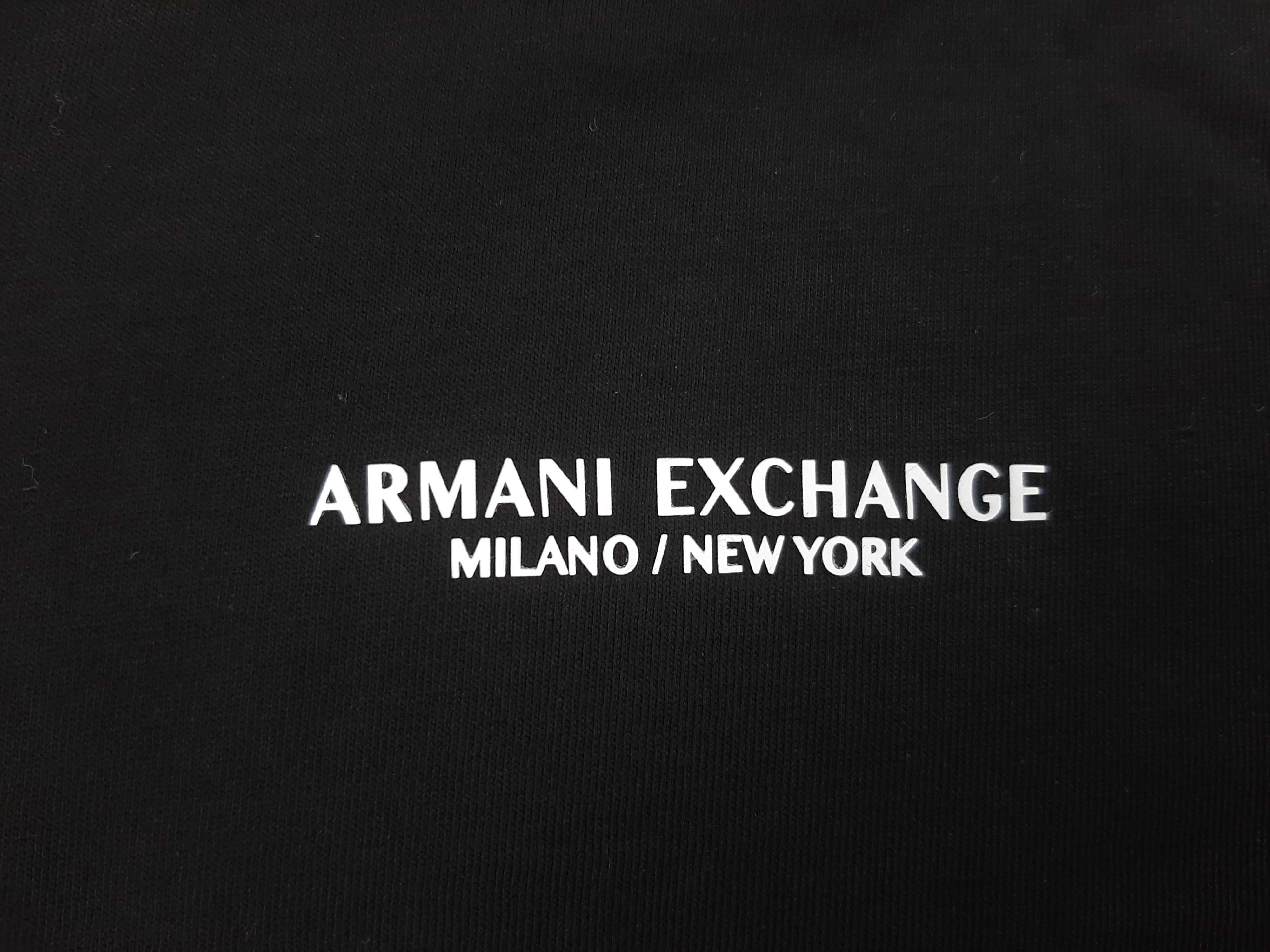 Armani Exchange - Оригинална мъжка тениска с яка размер L
