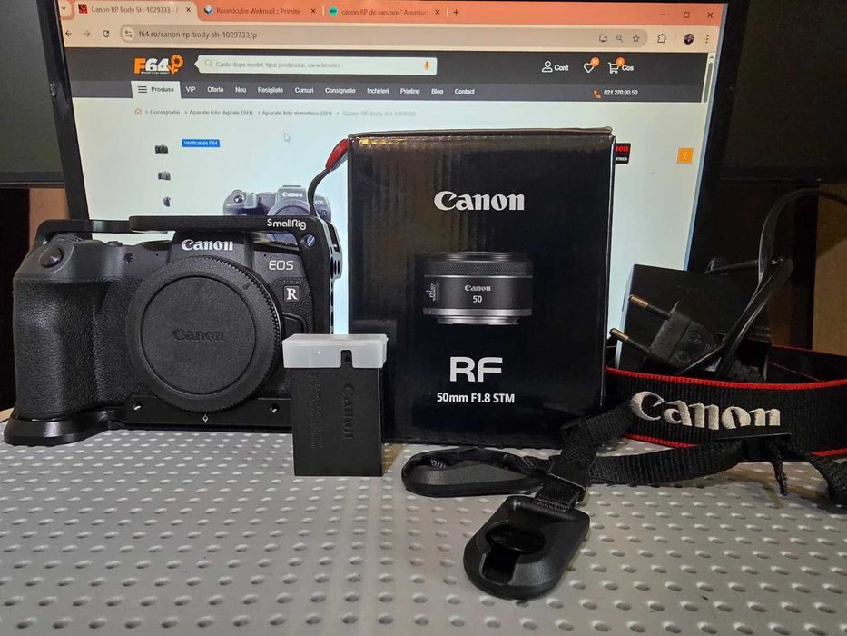 Canon RP Full Frame + Accesorii Premium + 2 Baterii | Ca NOU!