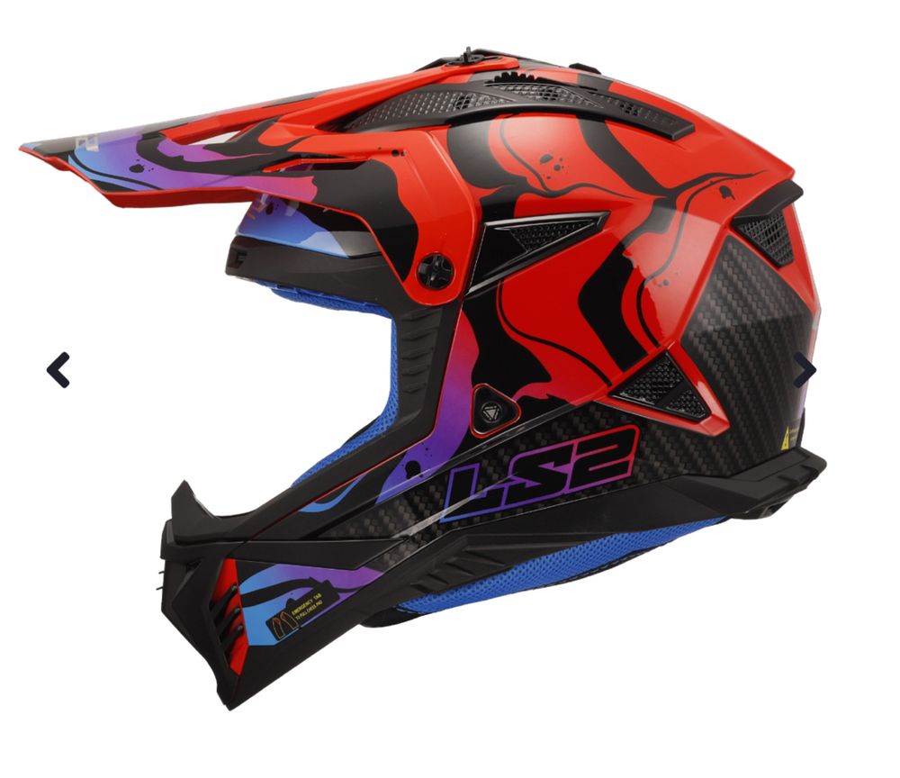 Каска за Мотокрос LS 2 Fast II L размер