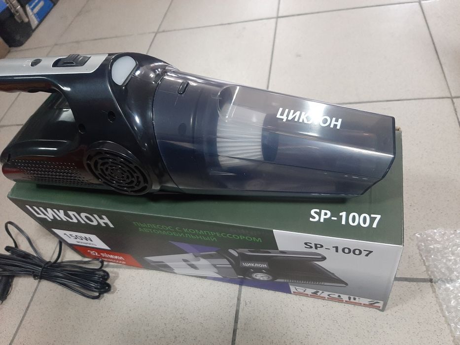 Автомобильный  пылесос+комплессор