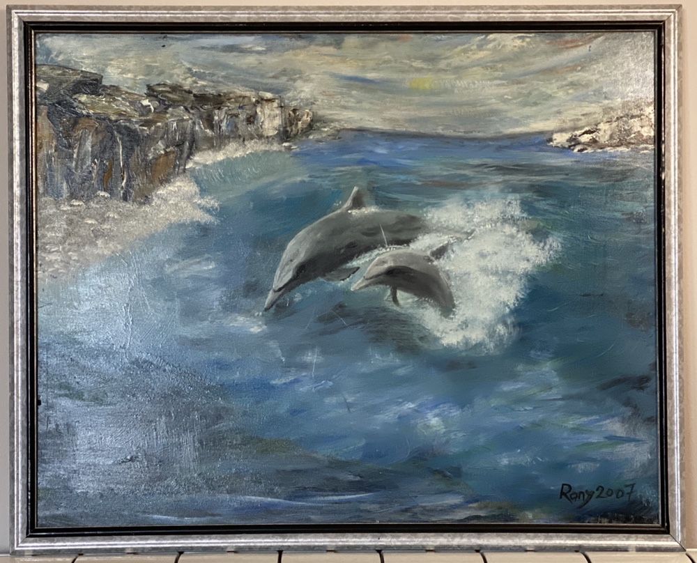Tablou cu delfini “Delfinek” Delfini 2007