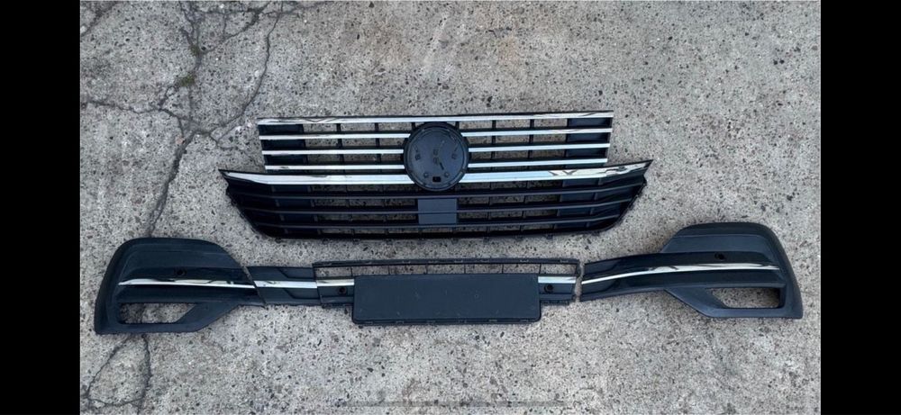 Grila bara fata + grile bara VW T6.1 Multivan / Caravelle /Transporter