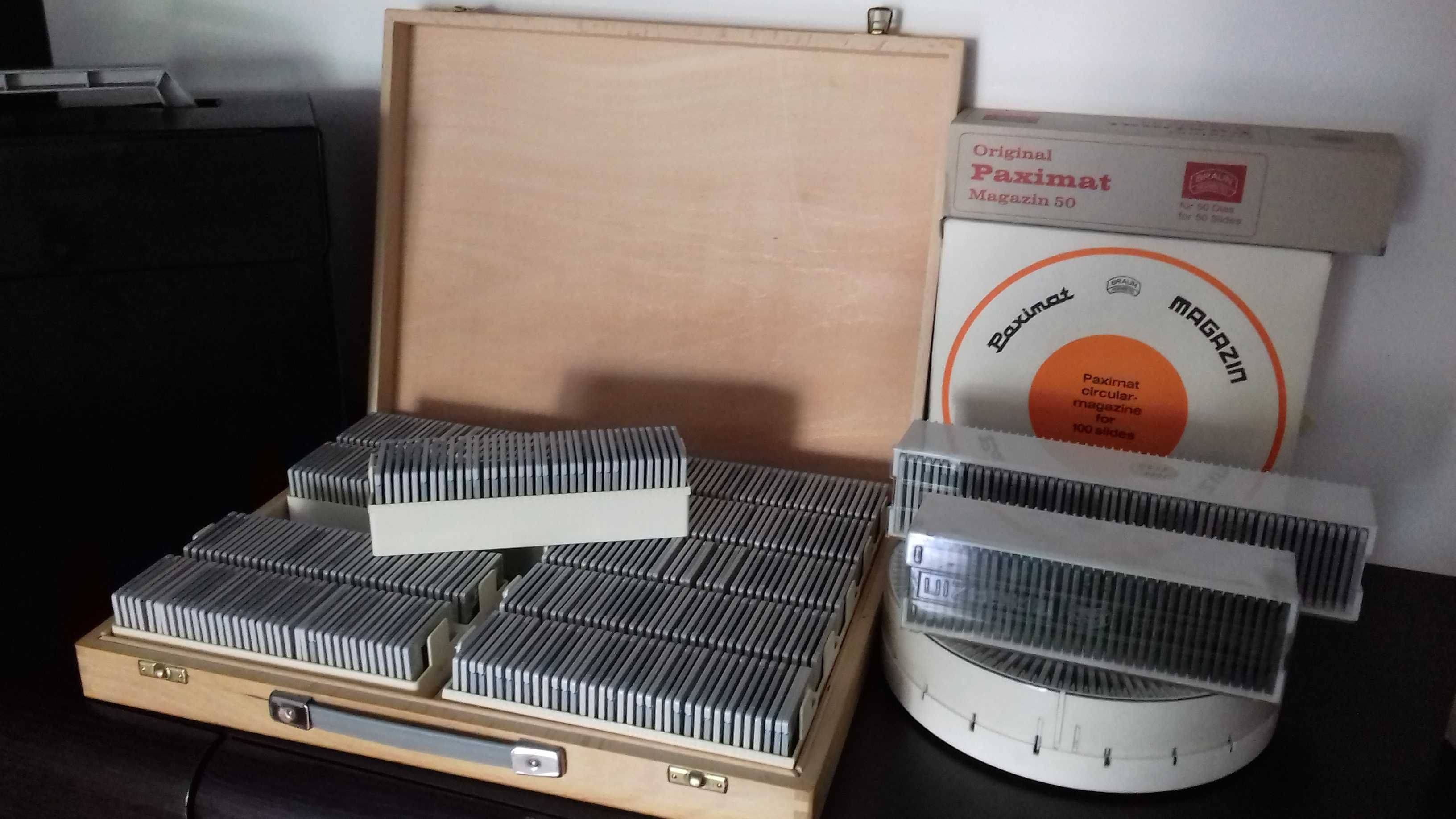Paximat International 1850 Braun Nuernberg Diaprojektor