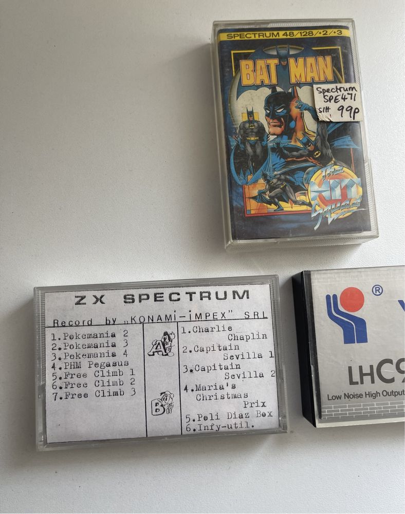 Lot casete gaming Spectrum Caseta Originala BATMAN The Hit Squad 1986