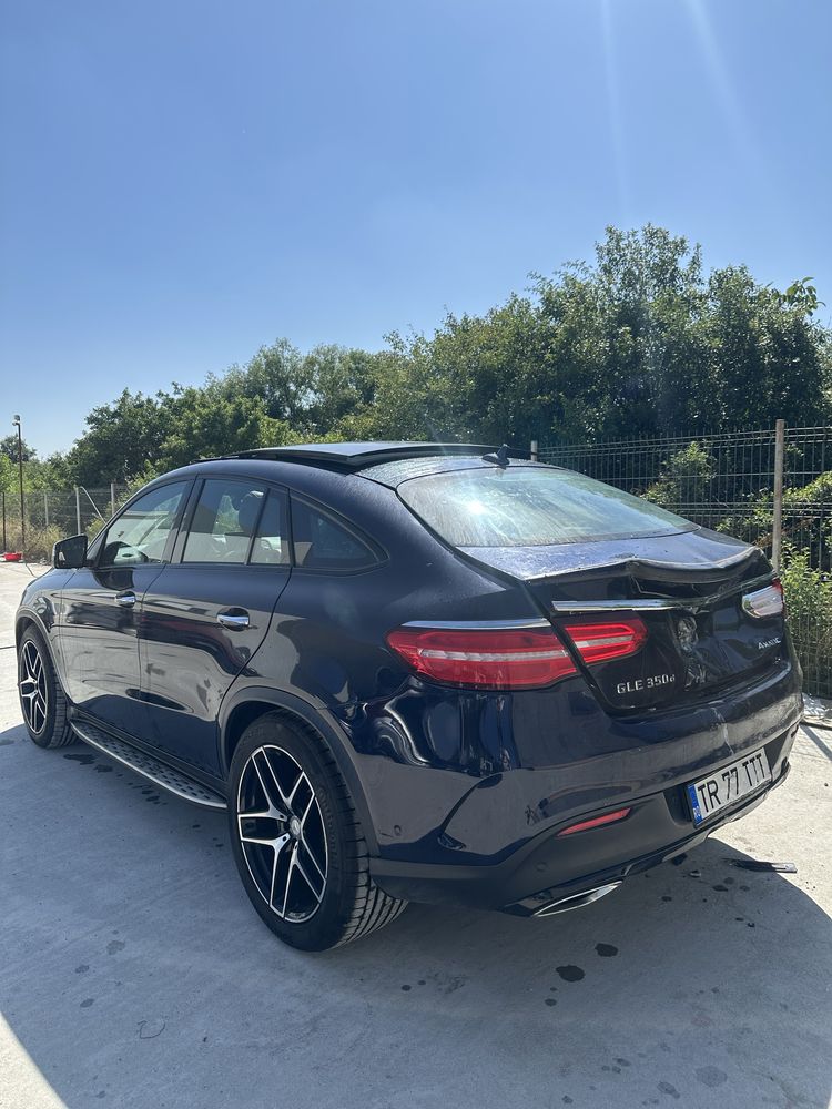 Mercedes Benz GLE 350 4Matic COUPE 2017 Panoramic usor avariat / lovit