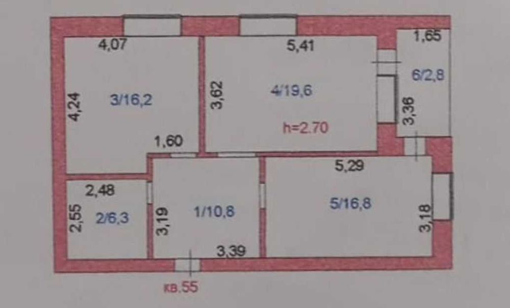 Продаётся 2-к кв 4/5, 2021 г.