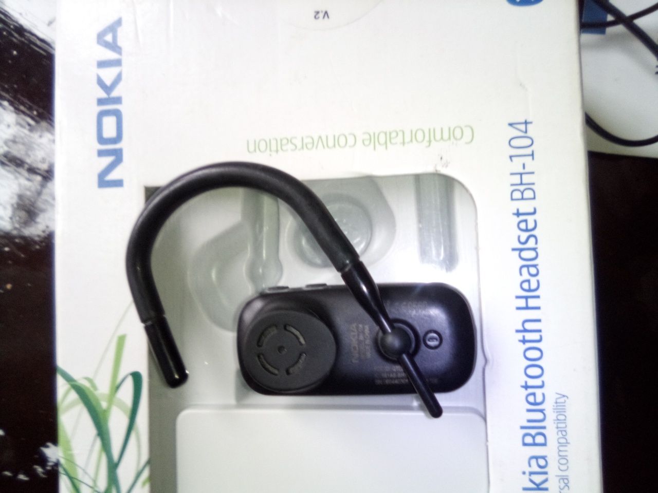 Nokia Bluetooth headset BH-104 in cutie 2 incarcatoare