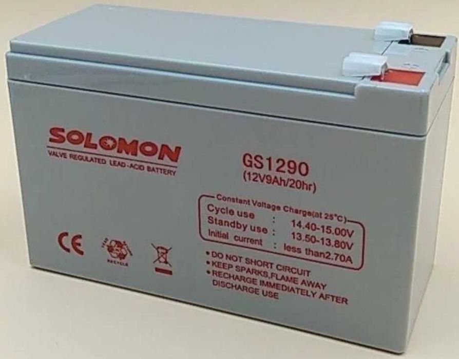 Аккумуляторы 12V 9Ah. Официальный завод